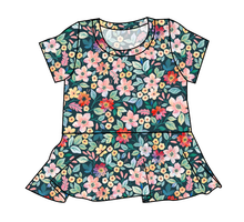 Load image into Gallery viewer, Ethereal Floral Peplum Top