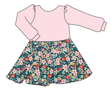 Load image into Gallery viewer, Ethereal Floral Prairie Dress