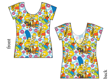 Load image into Gallery viewer, Springfield Ladies' Low Back Ballerina Tee