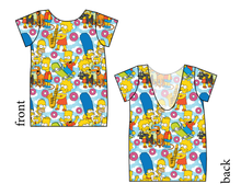 Load image into Gallery viewer, Springfield Low Back Ballerina Tee