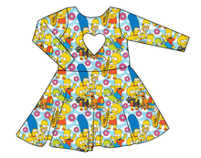 Load image into Gallery viewer, Springfield Molly Heart Back Twirly Dress