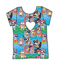 Load image into Gallery viewer, Here Come The Grannies Cambria Heart Back Tee