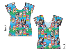 Load image into Gallery viewer, Here Come The Grannies Ladies' Low Back Ballerina Tee