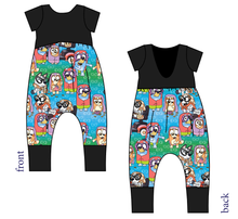Load image into Gallery viewer, Here Come The Grannies Low Back Romper and Bubble Romper