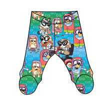 Load image into Gallery viewer, Here Come The Grannies Newborn Footed Pants