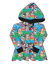 Load image into Gallery viewer, Here Come The Grannies Peplum Hoodie (or Crewneck)