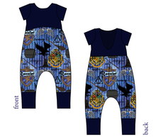 Load image into Gallery viewer, House of Eagles Low Back Romper and Bubble Romper