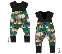 Load image into Gallery viewer, King of the Forest Low Back Romper and Bubble Romper
