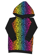 Load image into Gallery viewer, Neon Leopard Classic Hoodie (or Crewneck)