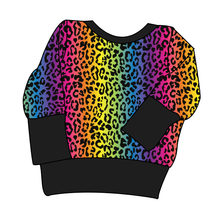 Load image into Gallery viewer, Neon Leopard Grow With Me Hoodie (or Crewneck)