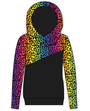 Load image into Gallery viewer, Neon Leopard Ladies Hoodie