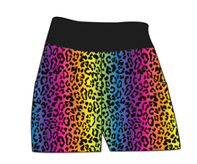 Load image into Gallery viewer, Neon Leopard Ladies' Joggers and Jogger Shorts