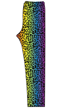 Load image into Gallery viewer, Neon Leopard Ladies' Lounge Leggings