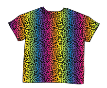 Load image into Gallery viewer, Neon Leopard Ladies' Oversized Tee