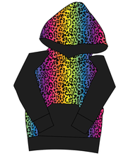 Load image into Gallery viewer, Neon Leopard Mens' Hoodie