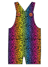 Load image into Gallery viewer, Neon Leopard Overalls and Shortalls
