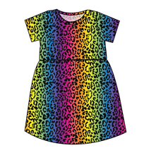Load image into Gallery viewer, Neon Leopard Play Dress