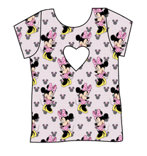 Load image into Gallery viewer, Classic Minnie Cambria Heart Back Tee