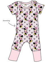 Load image into Gallery viewer, Classic Minnie Grow With Me Pants And Shorts Romper