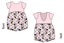 Load image into Gallery viewer, Classic Minnie Low Back Romper and Bubble Romper