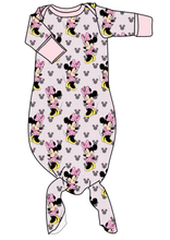 Load image into Gallery viewer, Classic Minnie Newborn Knotted Gown