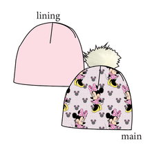 Load image into Gallery viewer, Classic Minnie Slouchy Beanie (Reversible!)