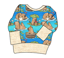 Load image into Gallery viewer, Capy Cuties Grow With Me Hoodie (or Crewneck)