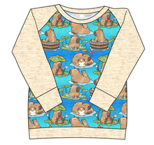 Load image into Gallery viewer, Capy Cuties Ladies' Classic Crewneck