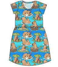 Load image into Gallery viewer, Capy Cuties Ladies' Play Dress