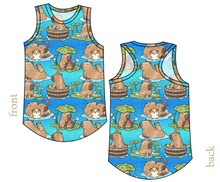 Load image into Gallery viewer, Capy Cuties Ladies' Summer Tank