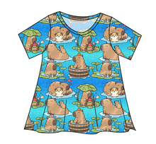 Load image into Gallery viewer, Capy Cuties Ladies' Swing Tee