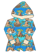 Load image into Gallery viewer, Capy Cuties Peplum Hoodie (or Crewneck)