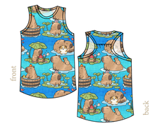 Load image into Gallery viewer, Capy Cuties Summer Tank