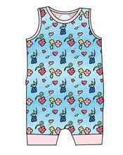 Load image into Gallery viewer, Soft Spring Floral Emmett Pants And Shorts T-Shirt Romper