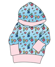 Load image into Gallery viewer, Soft Spring Floral Grow With Me Hoodie (or Crewneck)