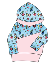 Load image into Gallery viewer, Soft Spring Floral Grow With Me Hoodie (or Crewneck)