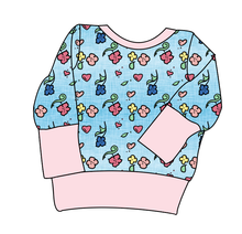 Load image into Gallery viewer, Soft Spring Floral Grow With Me Hoodie (or Crewneck)