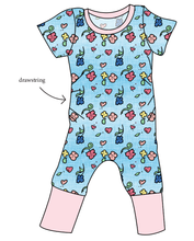 Load image into Gallery viewer, Soft Spring Floral Grow With Me Pants And Shorts Romper