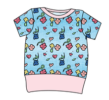 Load image into Gallery viewer, Soft Spring Floral Grow With Me Tee