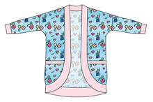 Load image into Gallery viewer, Soft Spring Floral Kids Cocoon Cardigan