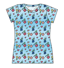 Load image into Gallery viewer, Soft Spring Floral Ladies' Basic Tee