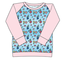 Load image into Gallery viewer, Soft Spring Floral Ladies' Classic Crewneck