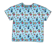 Load image into Gallery viewer, Soft Spring Floral Ladies' Oversized Tee