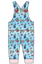Load image into Gallery viewer, Soft Spring Floral Overalls and Shortalls