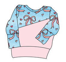 Load image into Gallery viewer, Soft Bows Grow With Me Hoodie (or Crewneck)