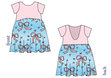 Load image into Gallery viewer, Soft Bows Low Back Dress