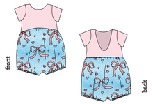 Load image into Gallery viewer, Soft Bows Low Back Romper and Bubble Romper