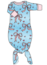Load image into Gallery viewer, Soft Bows Newborn Knotted Gown