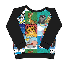 Load image into Gallery viewer, Rad Character Quilt Classic Hoodie (or Crewneck)
