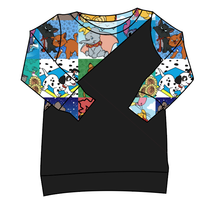 Load image into Gallery viewer, Rad Character Quilt Classic Hoodie (or Crewneck)